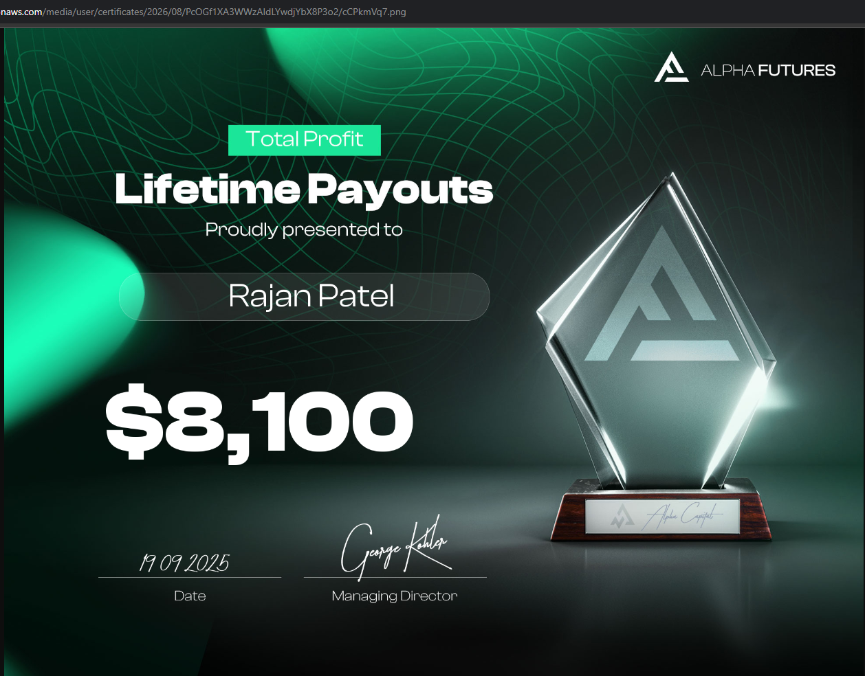 Payout proof 4